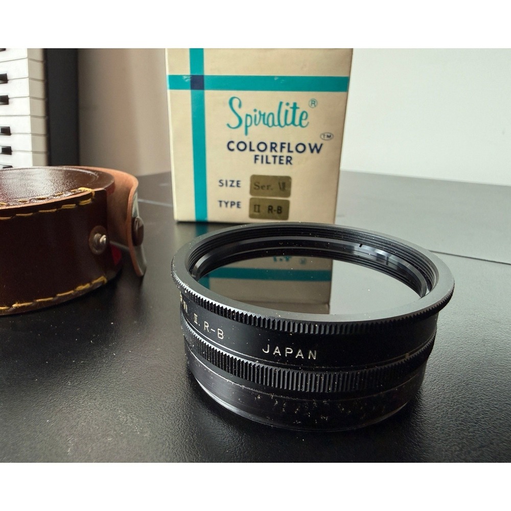 Spiralite Colorflow Filter Type II R-B Series VII Vintage Japan Case Camera - Picture 4 of 6